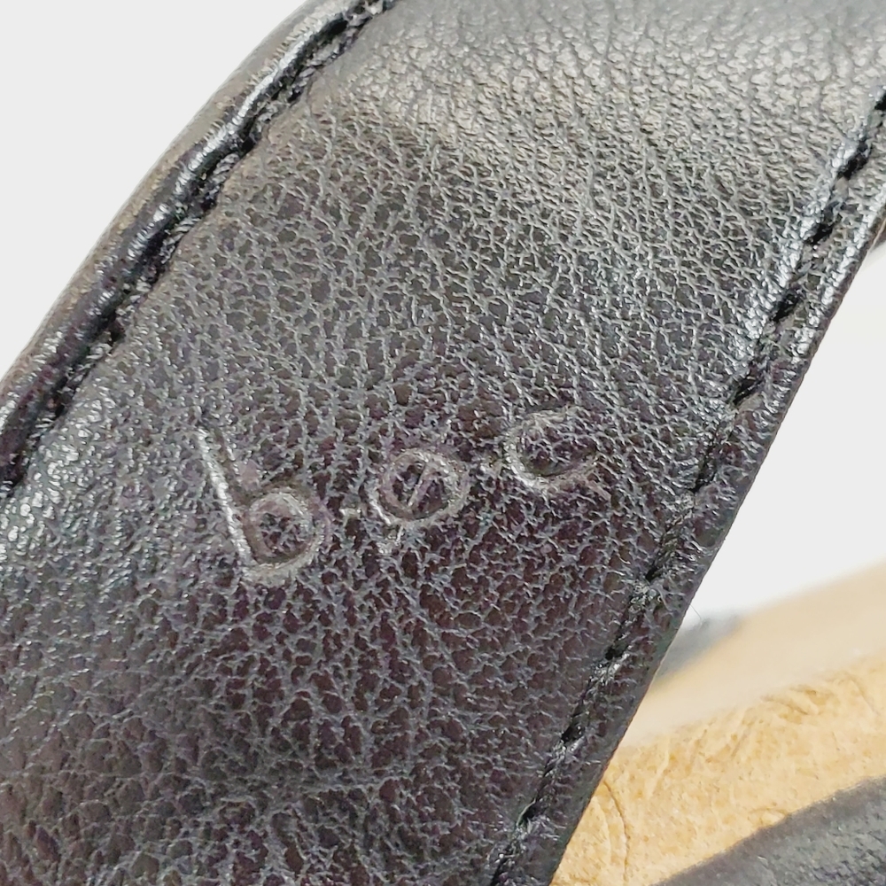 B.O.C  Zita Black Thong Flip Flop Sandal Cushioned Insole Size 8M Women EUC - Picture 9 of 11